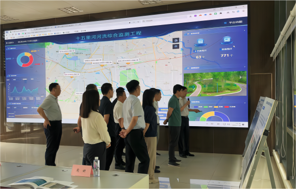 李建中一行调研金年会金字招牌十五里河流域治理项目